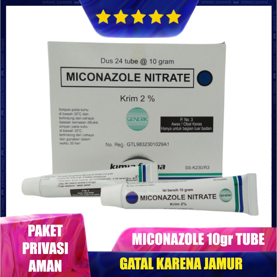 Miconazole 2% Krim 10 gr Kimia Farma | Obat Salep Krim Gatal-gatal di Selangkangan atau miss V dan K