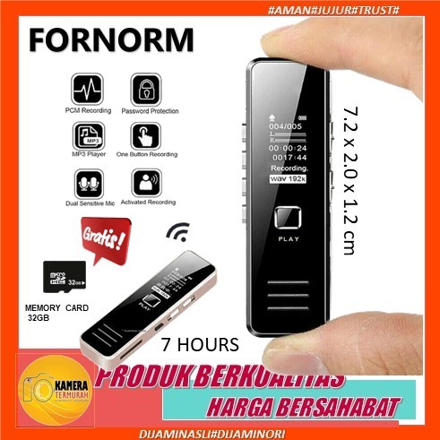 Perekam Suara Mini Tersembunyi Voice Recorder Alat Sadap Penyadap Suara Mini Youtuber Digital Vlog 3