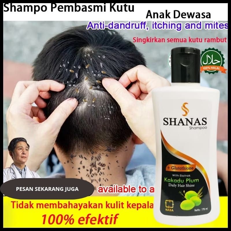 Sampo Anti Kutu Shanas Herbal NASA /BISA COD BAYAR DIRUMAH