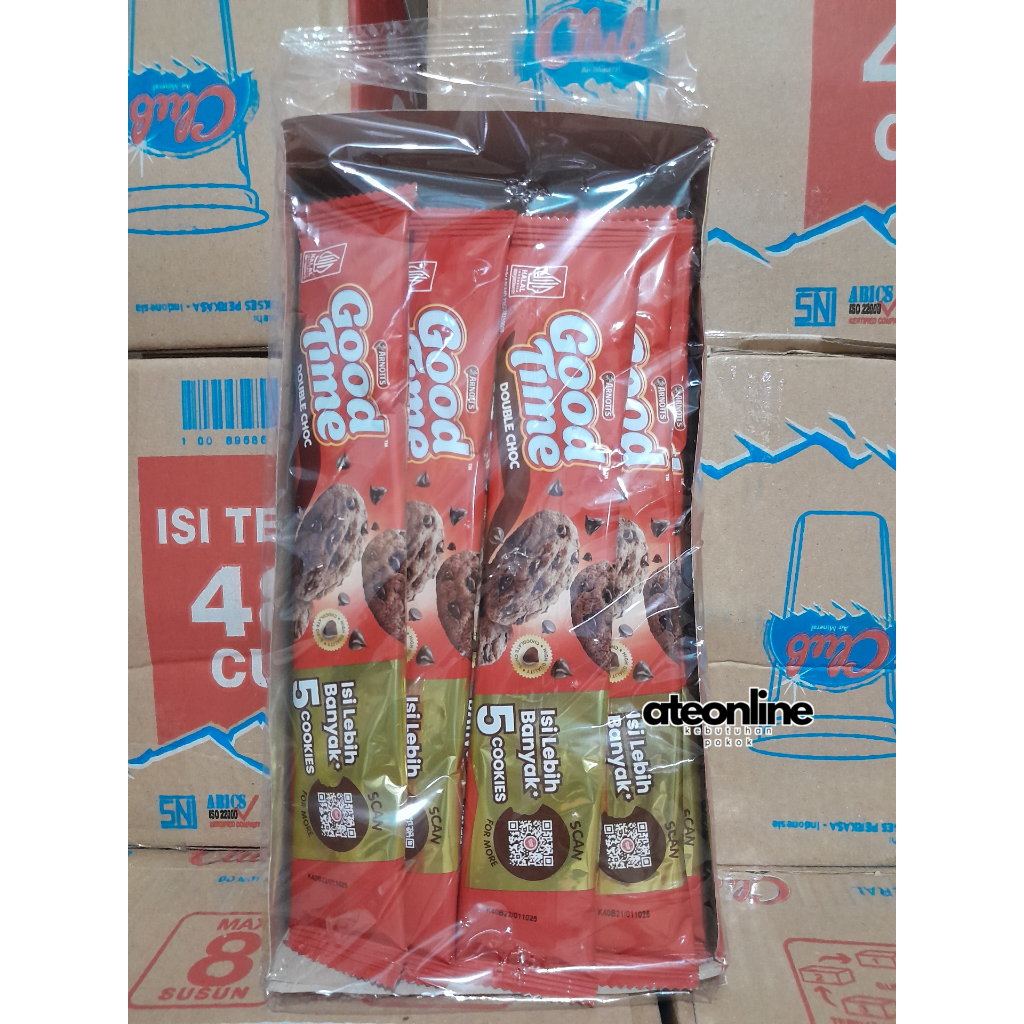 

Good Time 2000 Cokelat Box [isi 12 bungkus @26.5gr]