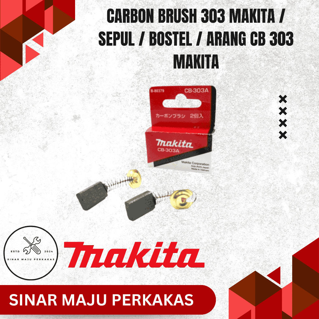 Carbon Brush 303 Makita / Sepul / Bostel / Arang CB 303 Makita