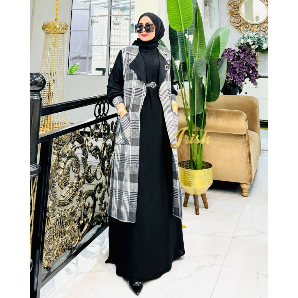 NEW ZALFA SET OUTET  BY IRISH LABEL/GAMIS SET OUTER