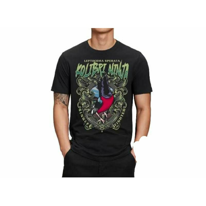KAOS LEPTOCOMA SPERATA KOLIBRI NINJA SINGLE FIGHTER