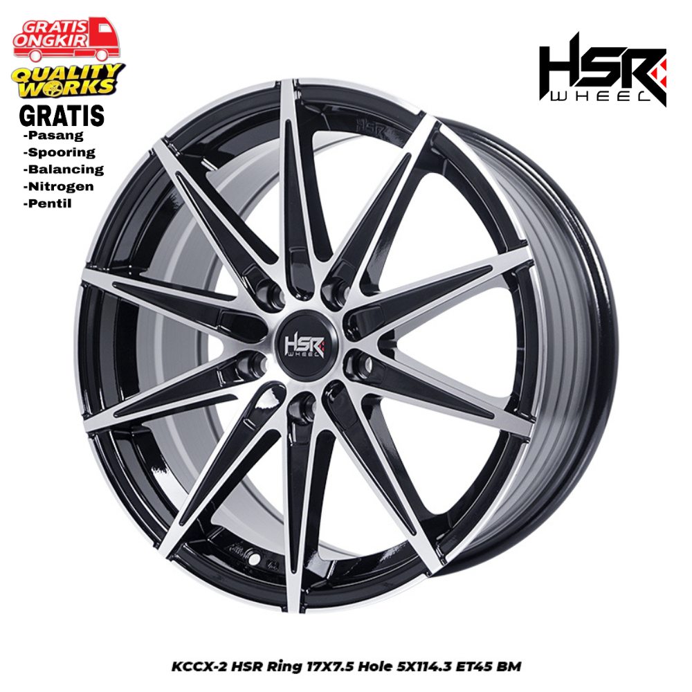 Velg Racing Mobil Ertiga, XL7, Innova, Xpander, R17 Velg Hsr Wheel Original Model Farian
