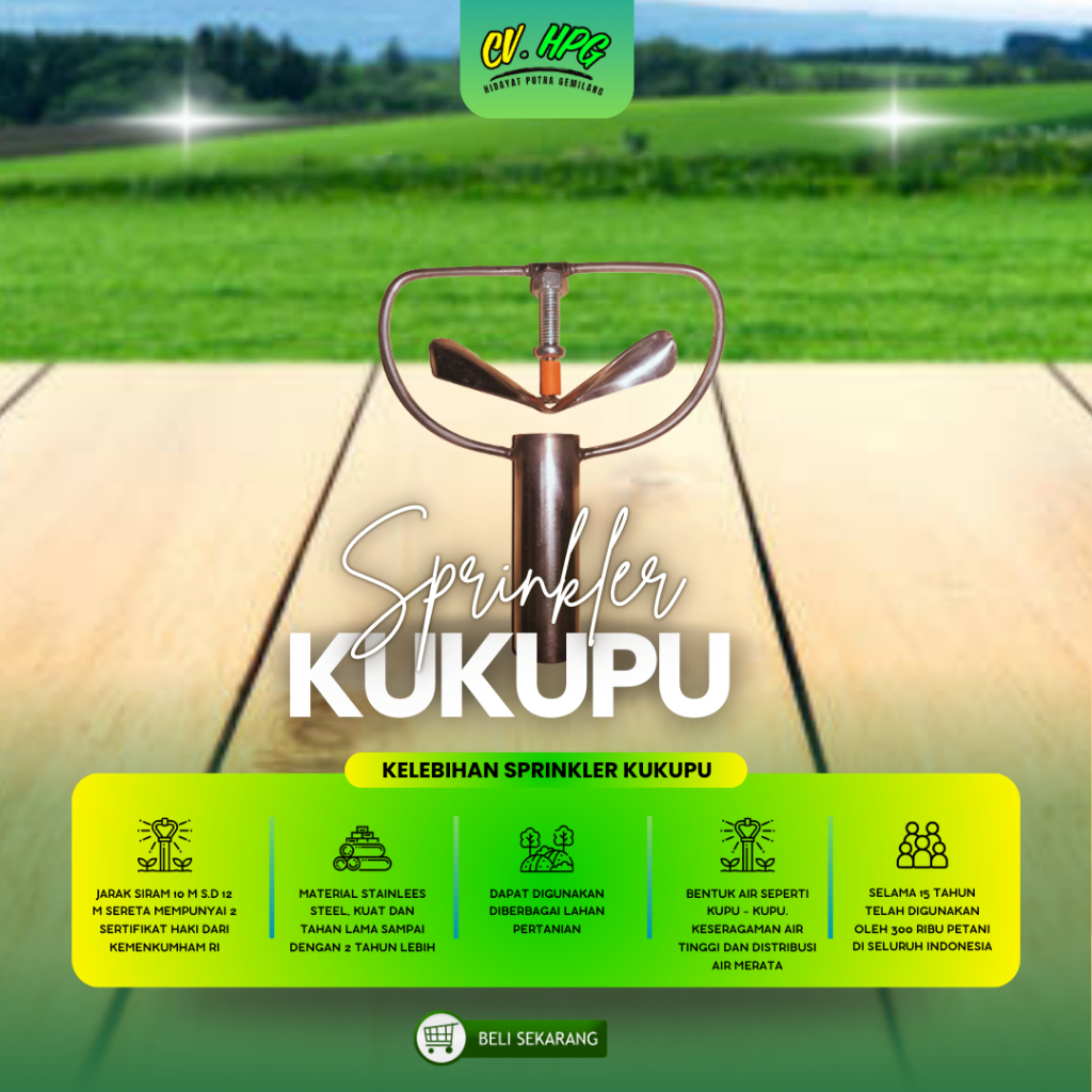 SPRINKLER KUKUPU BESAR | ALAT PENYIRAM TANAMAN | ALAT PERTANIAN | ALAT PENYIRAM PERTANIAN