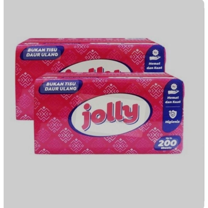 Tissue Jolly 200 Sheets  - Tissue Jolly 2ply 200 Sheets