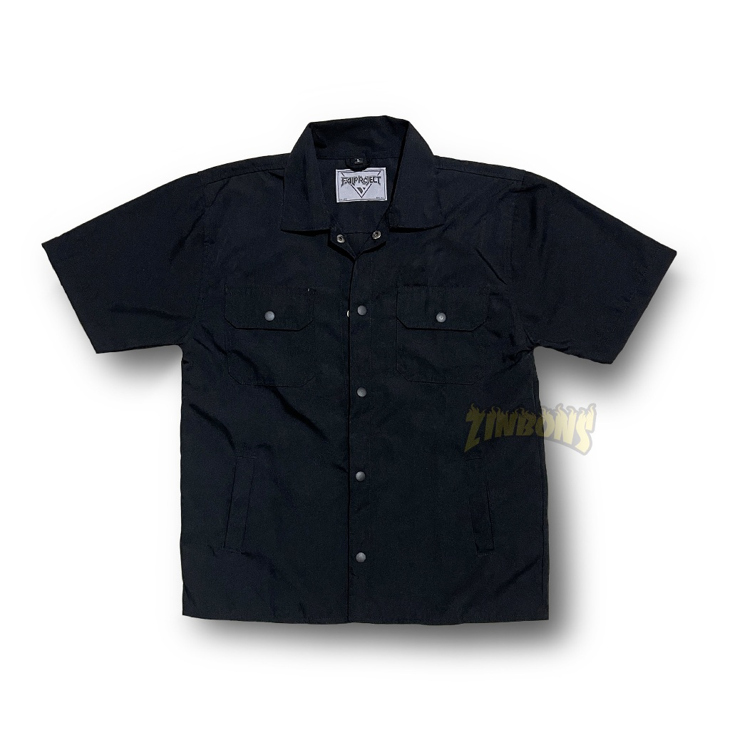 WORKSHIRT HITAM WORKSHIRT PRIA WORKSHIRT KEREN BEST QUALITY TRUCKER OUTWEAR KEMEJA HITAM PRIA KEMEJA