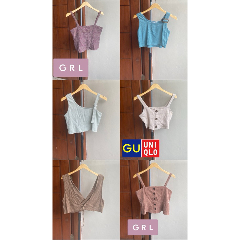 GRL tanktop velvet - tanktop kancing - vest kancing- tanktop rajut brukat - knit tanktop - tanktop b