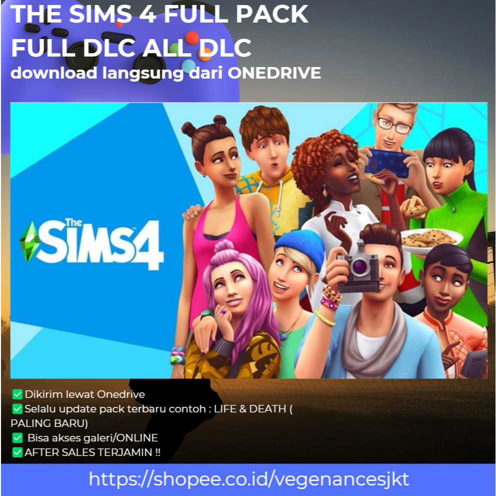 THE SIMS 4 Full Pack FUll DLC All DLC PC Original + Latest Update