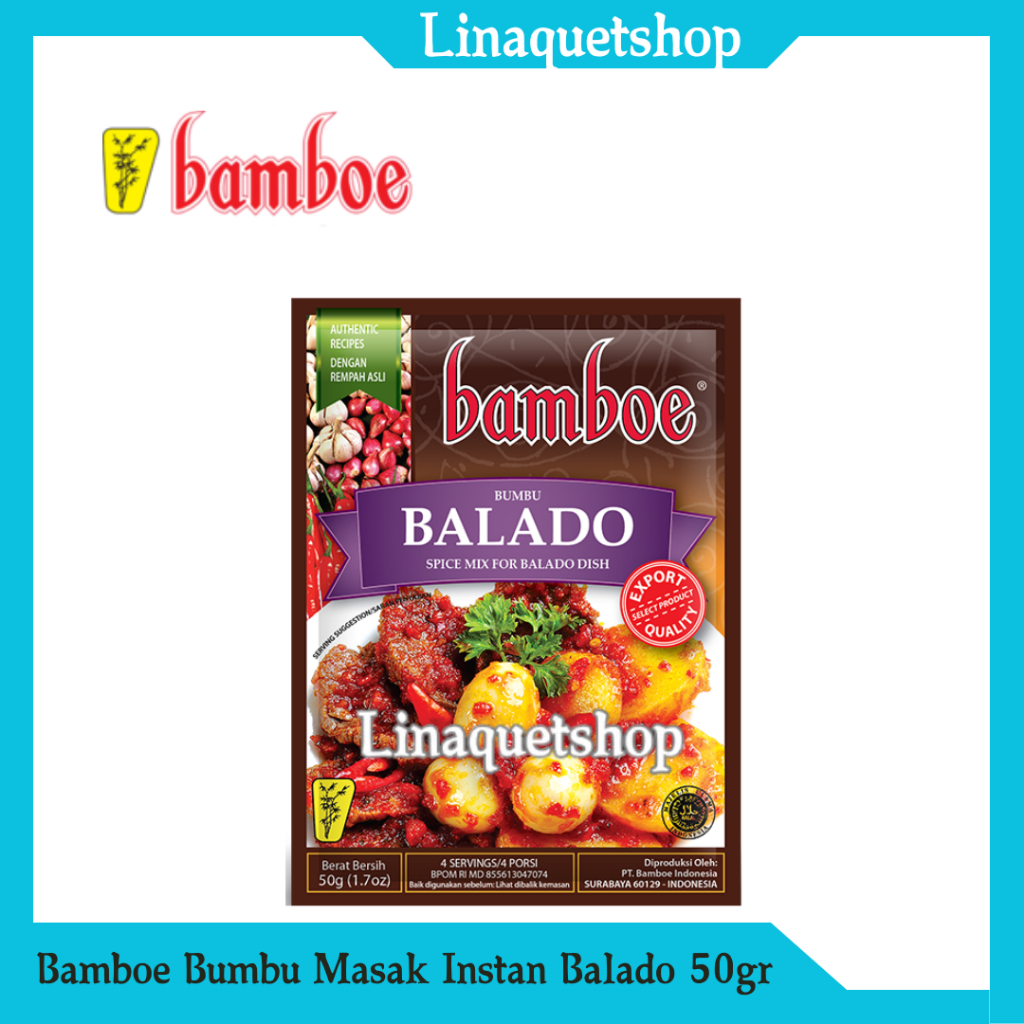 

BAMBOE Bumbu Masak Instan Balado 50gr