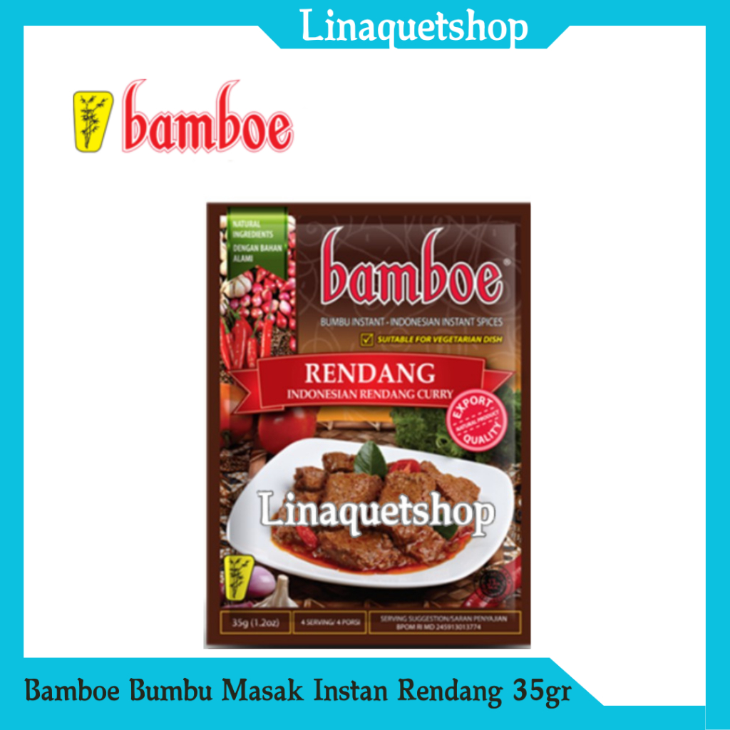 

BAMBOE Bumbu Masak Instan Rendang 35gr