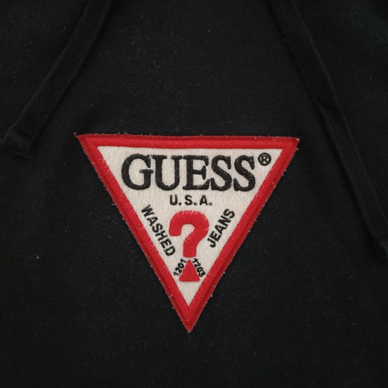 Hoodie Guess Hitam