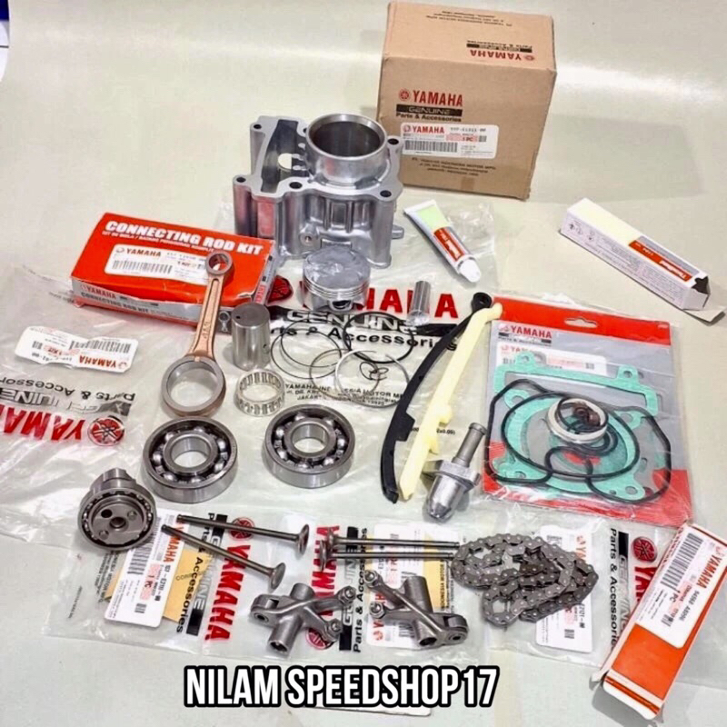 PAKET BLOK SEHER TERLENGKAP 11 ITEM YAMAHA JUPITER MX 135 OLD JUPITER MX NEW 135 ORIGINAL KODE