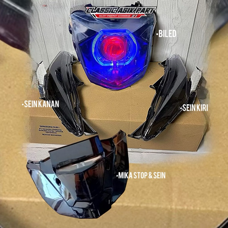 Lampu depan beat esp beat street custom ala ala biled fullset