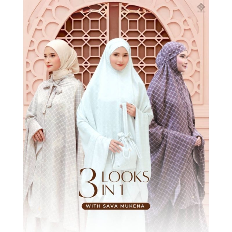 SAVA MUKENA COUPLE MOM DAN KIDS BY SHIERAKI