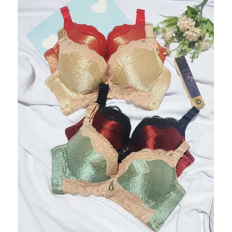 OBRAL Bra Wanita Fashion Busa Tebal -+3cm Tanpa Kawat Kait 3 untuk warna Randoom bh 1998
