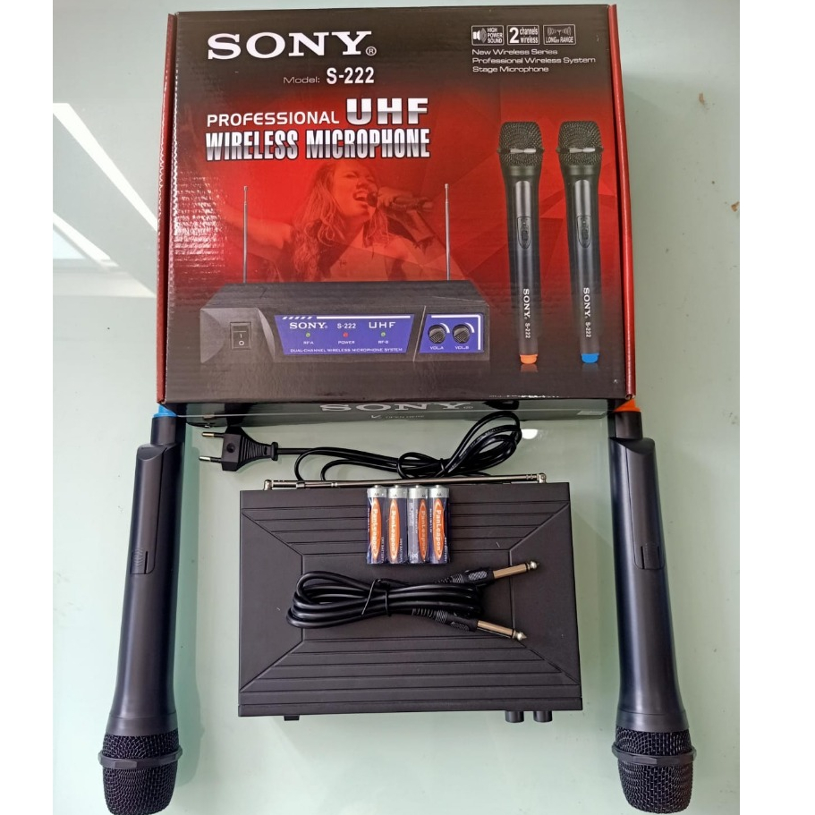 [happy shop] Microphone SONY S-222 / Wireless Microphone UHF Wireless SONY S-222