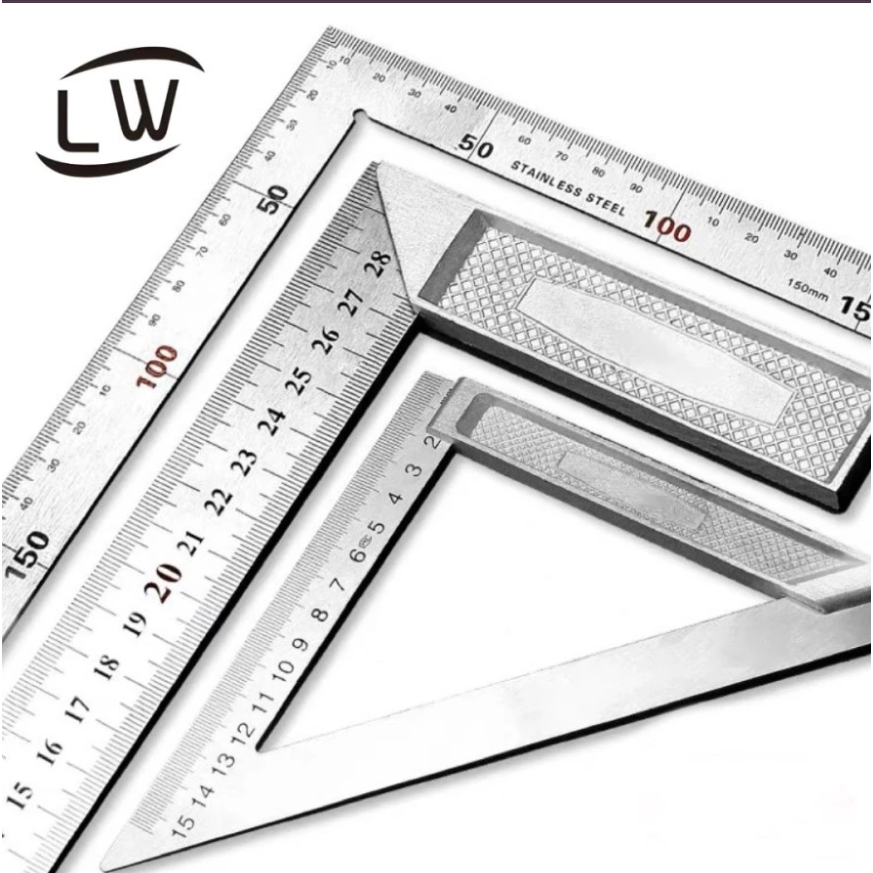 

PENGGARIS SIKU BESI TUKANG / TRIANGLE RULER - 300MM HIGH QUALITY