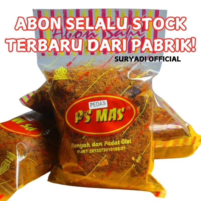 

ABON SAPI / AYAM / PS MAS Premium 250gram Original 100%