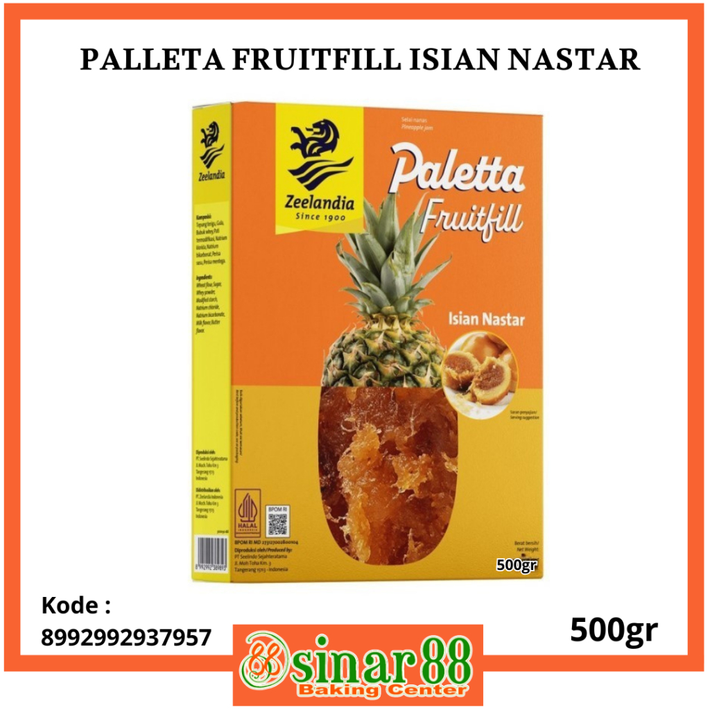 

Zeelandia Paletta Fruitfill Isian Nastar 500g