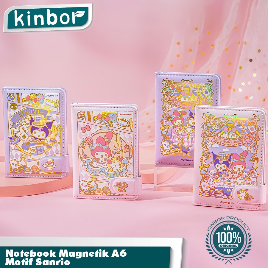 

Buku Catatan Jurnal Diary Kuromi Cinnamorol / Notebook Magnetic A6 Sanrio Cute