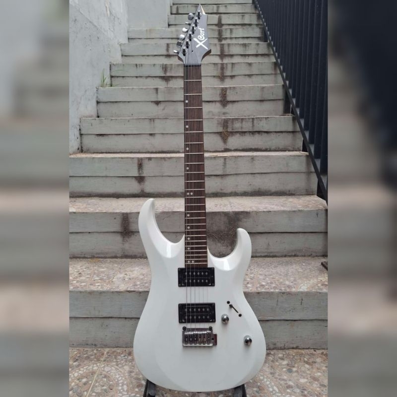 X Cort Guitars X2 HH White Original