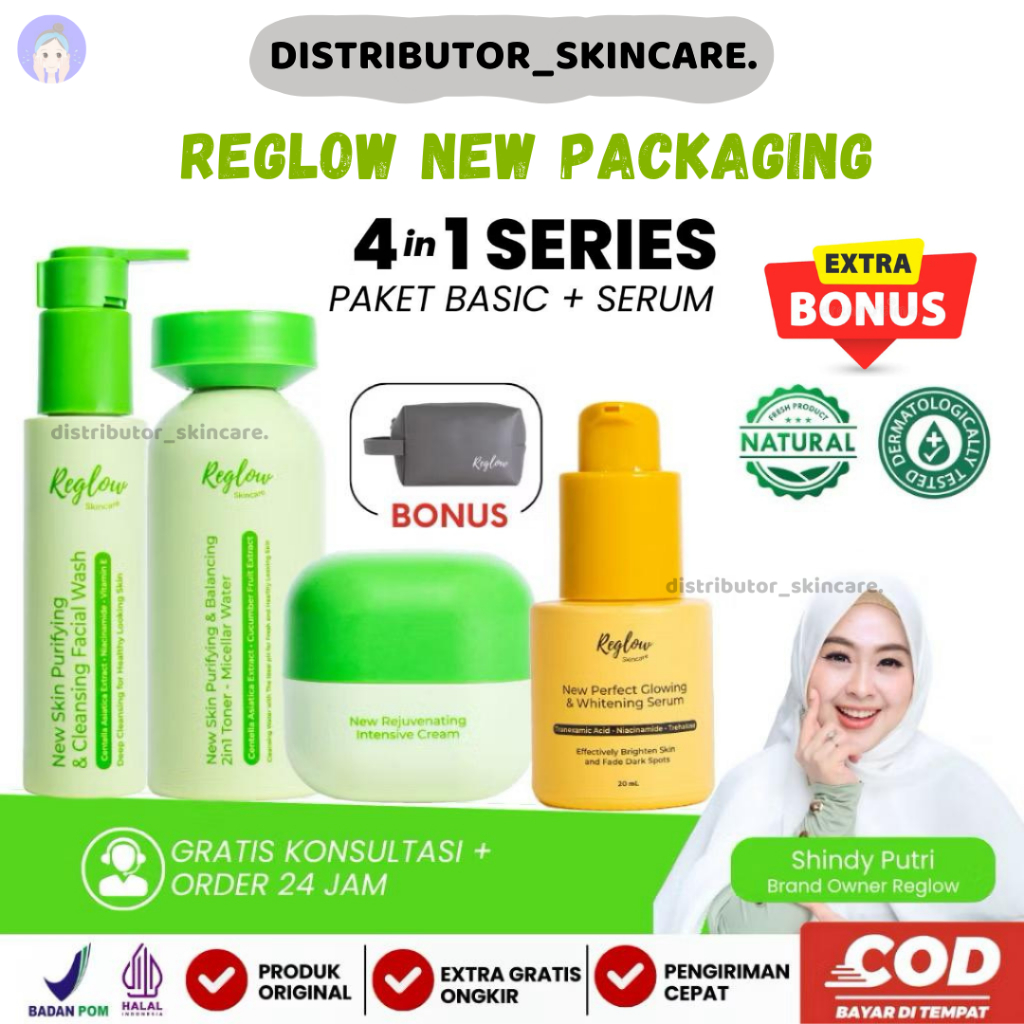 REGLOW SKINCARE ORIGINAL DR. SHINDY / SKINCARE REGLOW / REGLOW OFFICIAL STORE
