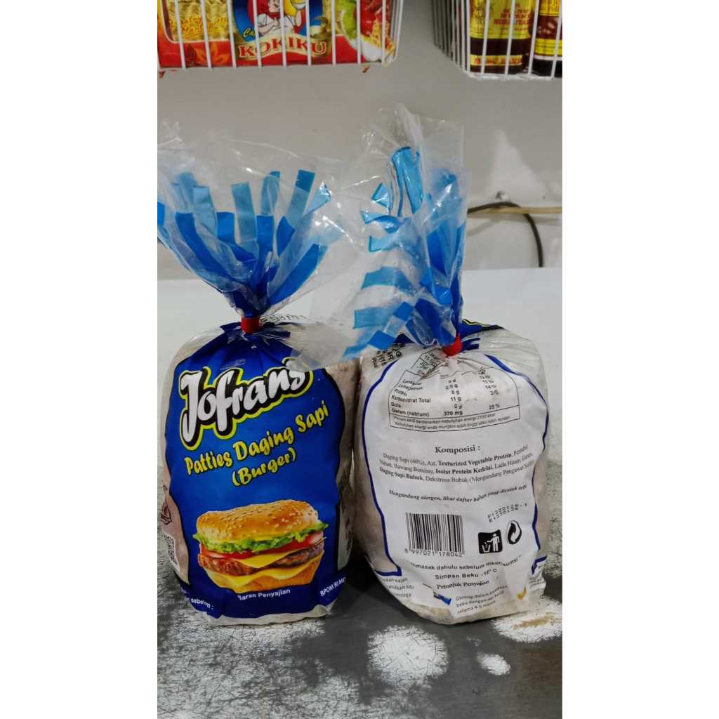 

Joffans Patties Daging Sapi (Burger)