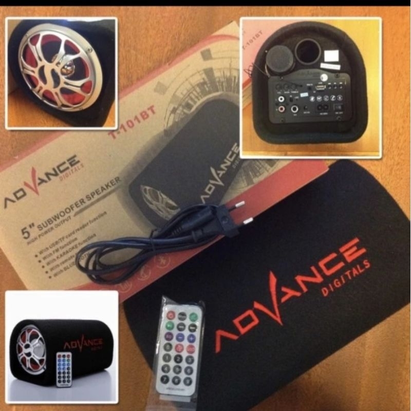 SPEAKER ADVANCE BLUETOOTH T-101BT 5INCH