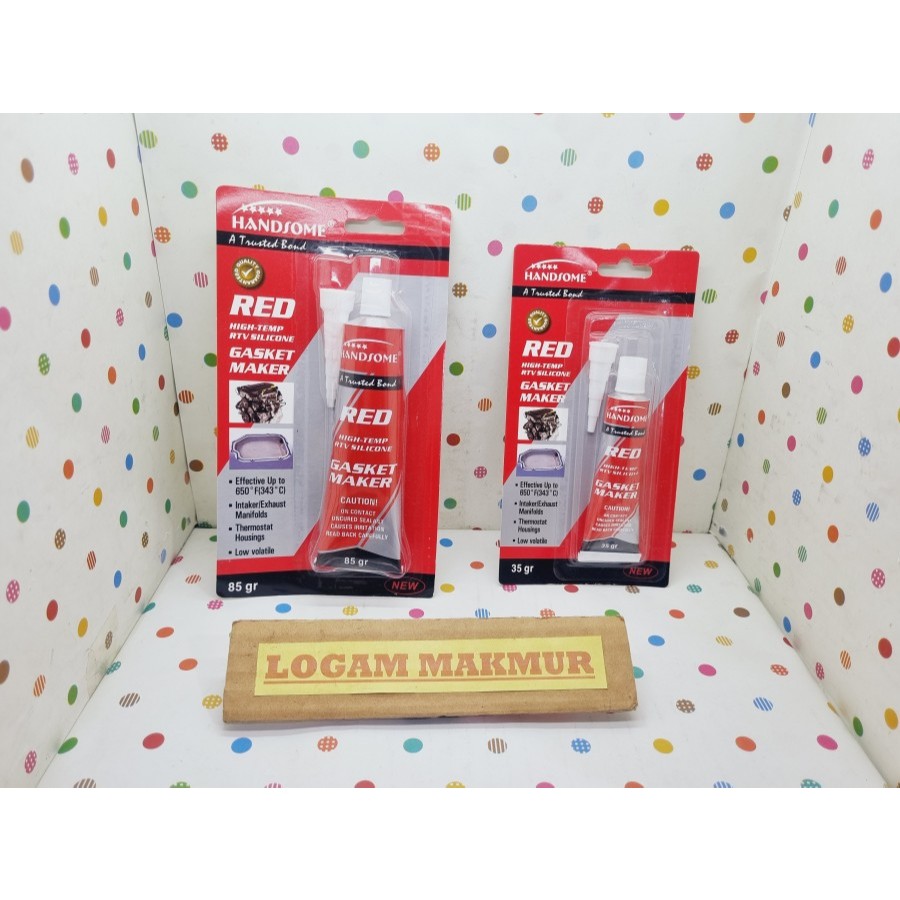 

LEM SILIKON MERAH TAHAN PANAS (RED SILICONE)