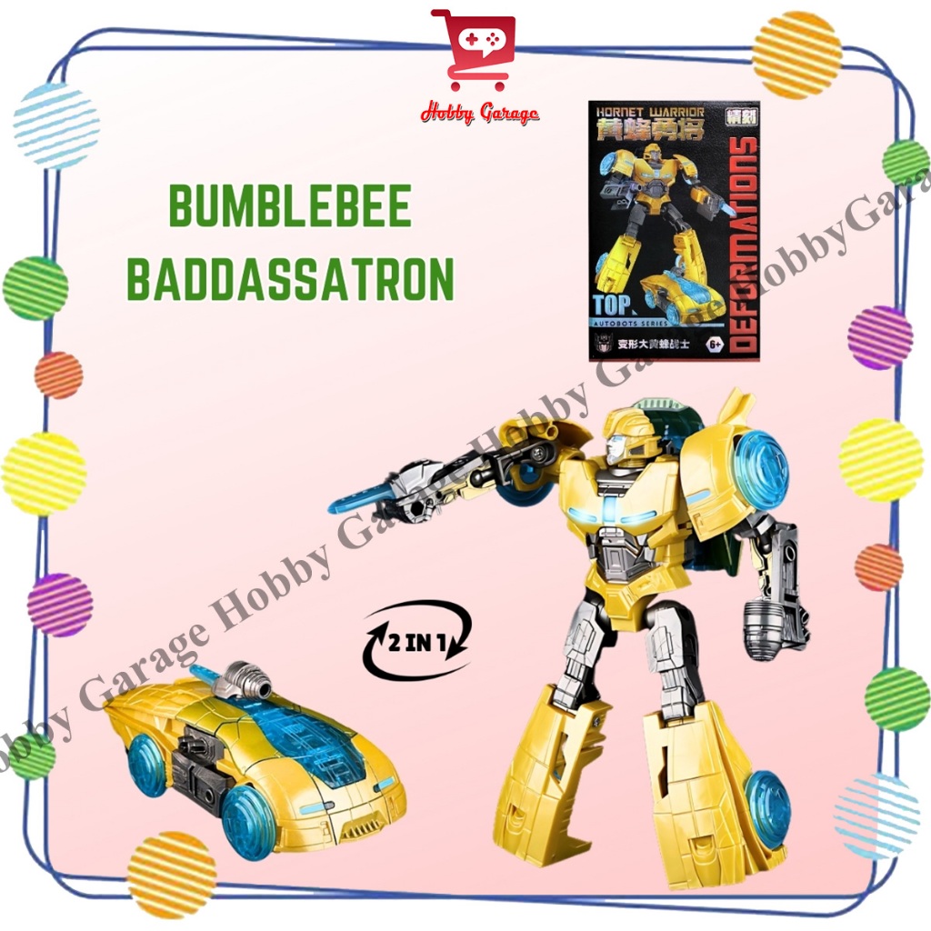 Action Figure Transform Deformation Robot Bumblebee JK09 Baddassatron Hornet Warrior