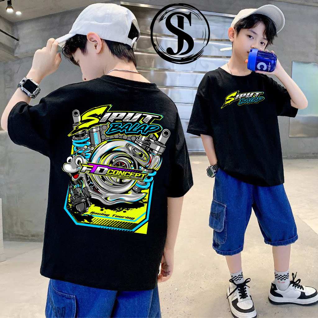 KAOS ANAK JDM TURBO SIPUT BALAP ENGINE DIESEL POWER KAOS KEKINIAN, KAOS SIPUT BALAP, RACING .KAOS DI