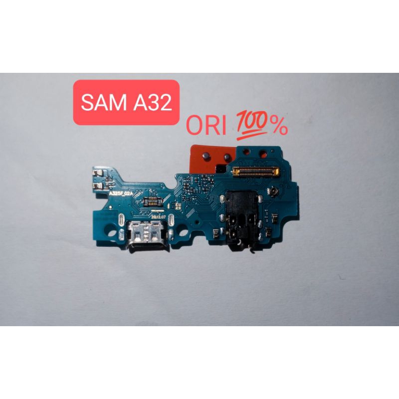 Papan cas Samsung A32 Original plus IC/KONEKTOR cas