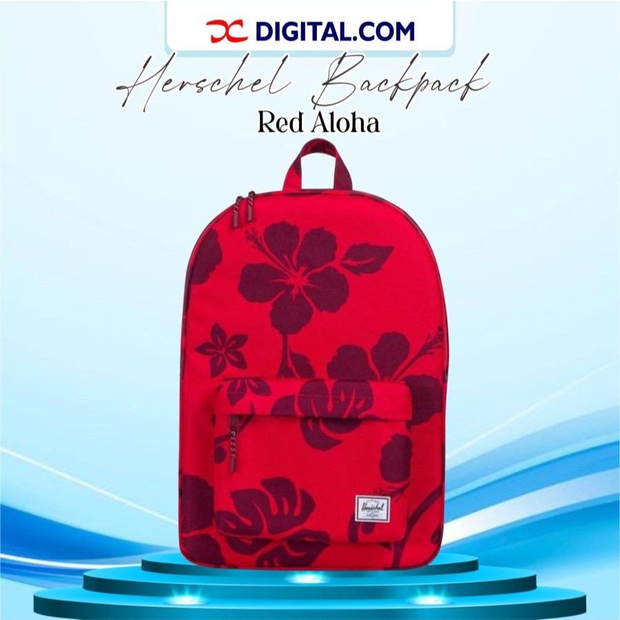 Herschel Classic Backpack - Red Aloha Original BNWT