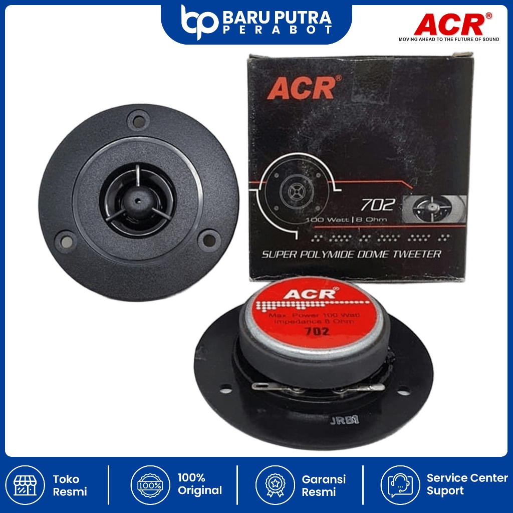 Tweeter ACR 702 - Super Polymide Dome Tweeter ACR-702 (Harga Satuan)