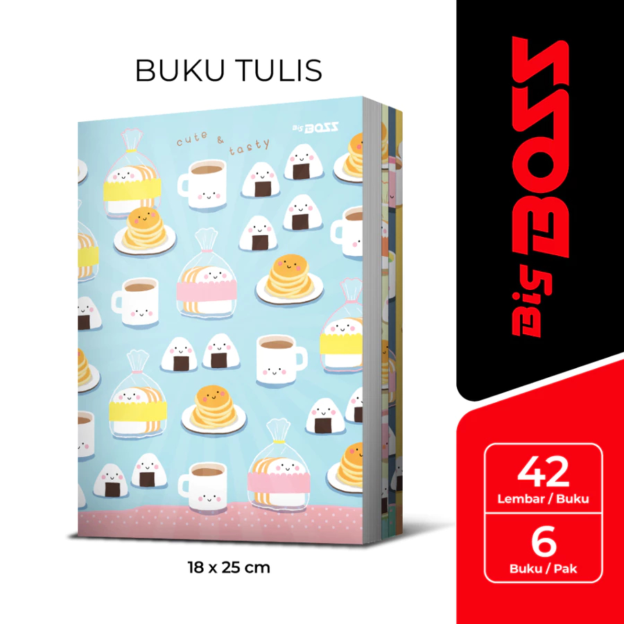 

Buku Tulis Big Boss 42 Lembar (6 Buku)