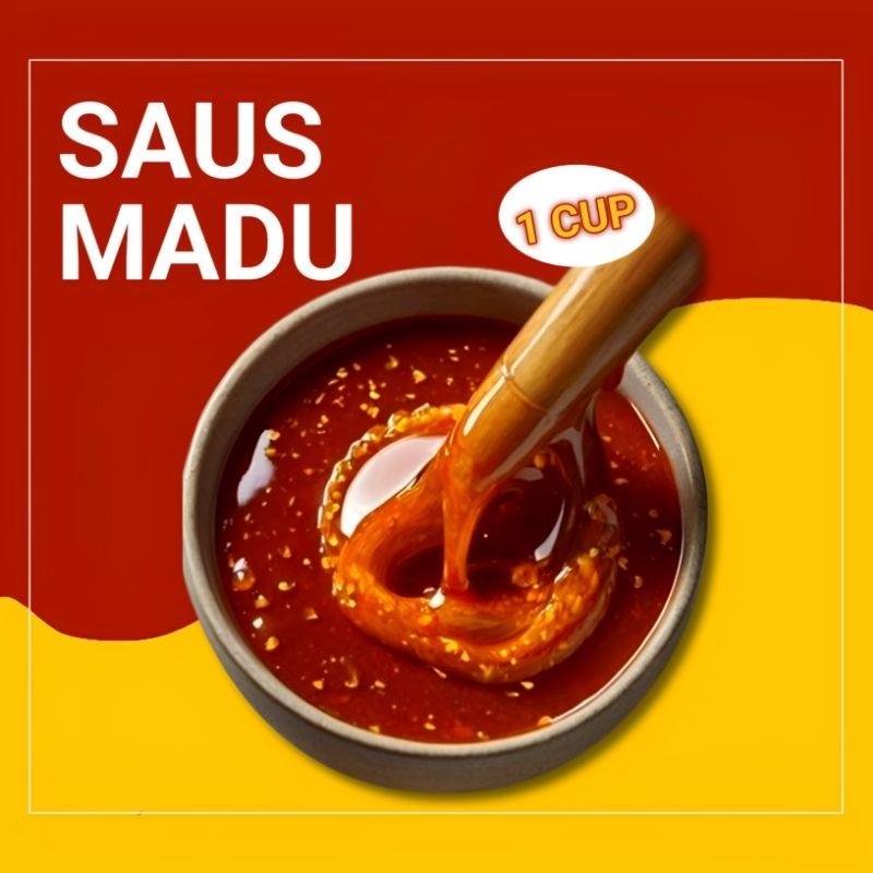 

Saus Madu Pedas Manis dengan kemasan 110gr