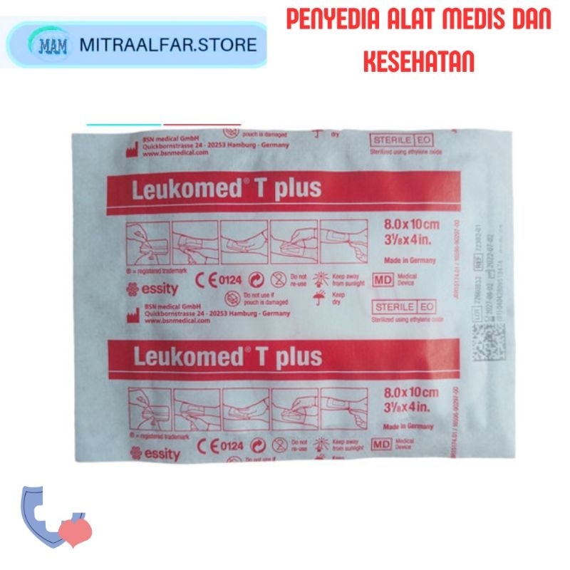 Leukomed T Plus Plester Luka Anti Air 8x15cm 5x7.2cm 10x25cm