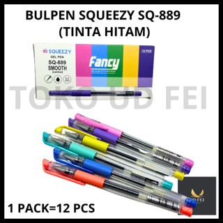 

(1 PACK=12 PCS) Bulpen Squeezy SQ-889/ Bulpen squezzy 889/ Balpoint gel squeezy