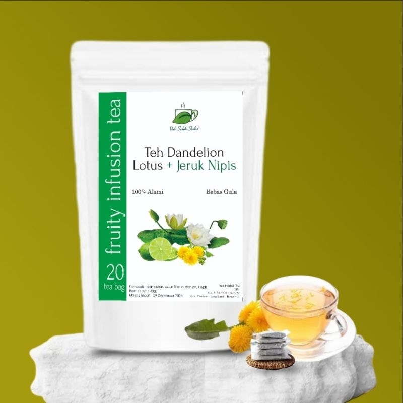 

TEH DANDELION, LOTUS, & JERUK NIPIS (20 tea bag) "yuk seduh