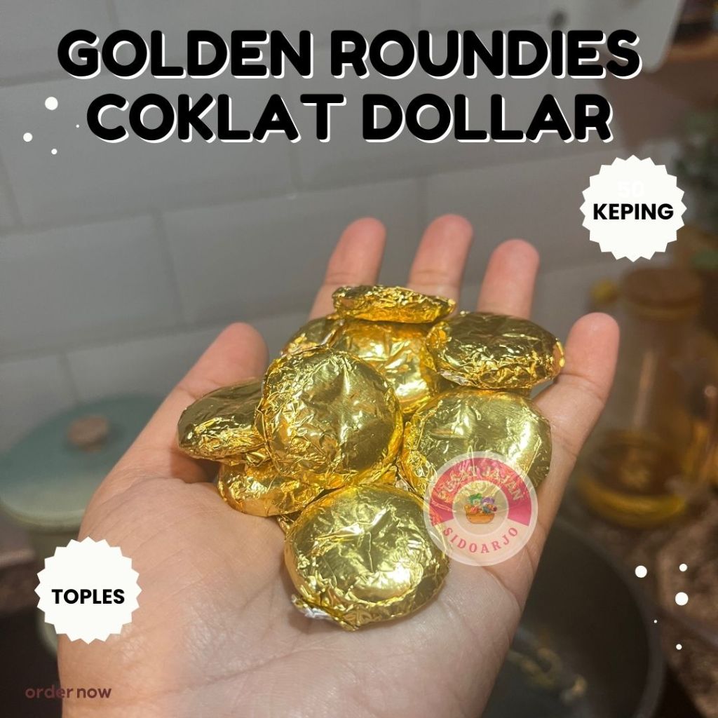 

GOLDEN ROUNDIES CERES / COKLAT KOIN KEMASAN POUCH (100 KEPING)