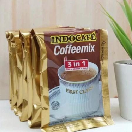 

Kopi Indocafe COFFEEMIX 3IN1 20GR/pcs (isi 5 pcs)