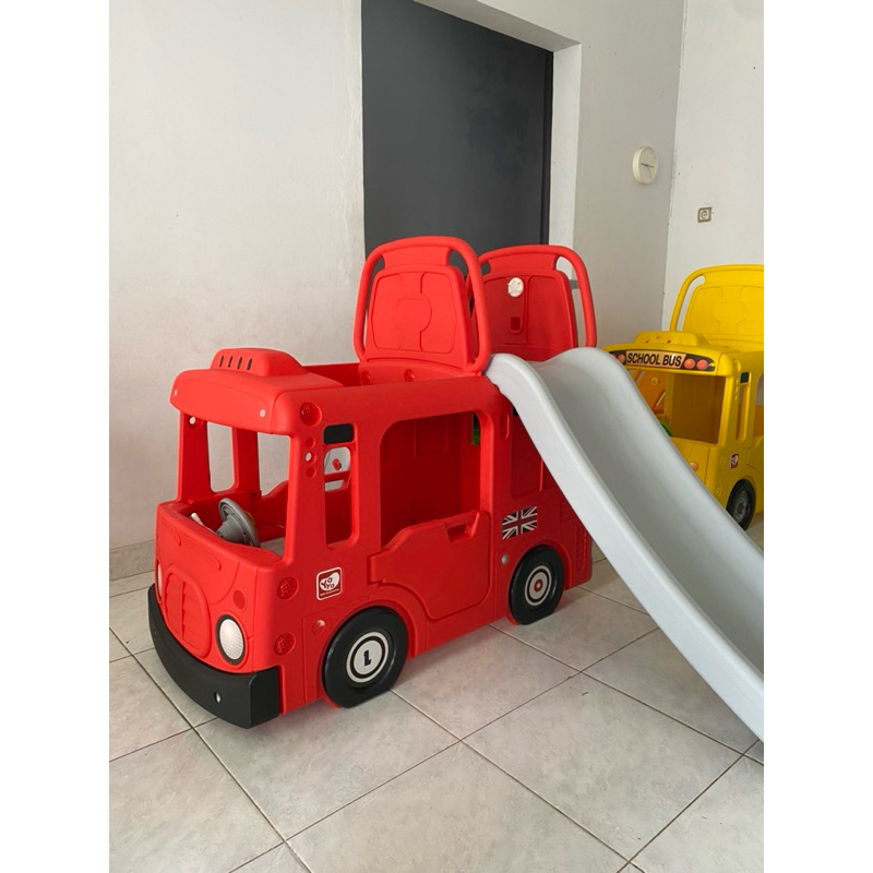 Yaya London Bus Slide Preloved | Mainan Playground Anak Preloved | Perosotan Anak