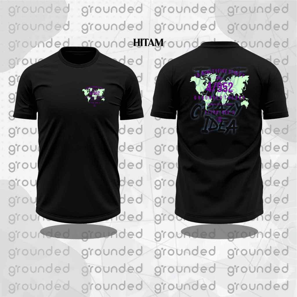 Kaos Pria Distro Keren Original 100% | T-shirt Grounded World