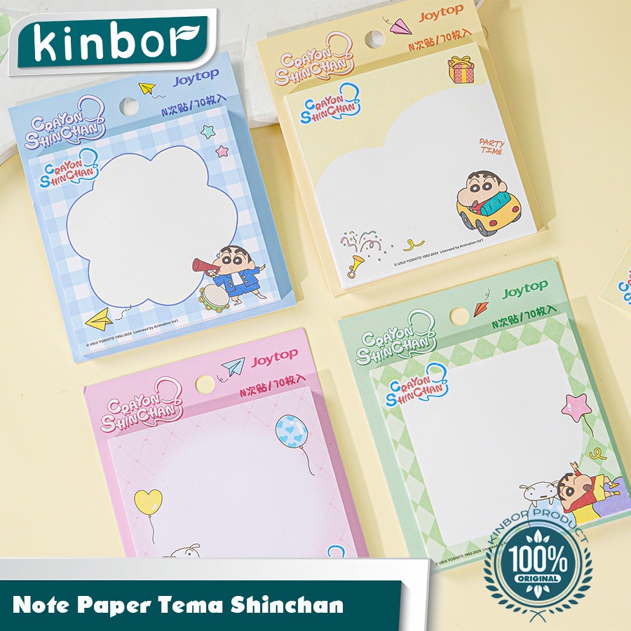 

Kertas Tempel Shinchan Catatan Tempel Lucu / Memopad Sticky Notes Crayon Shinchan