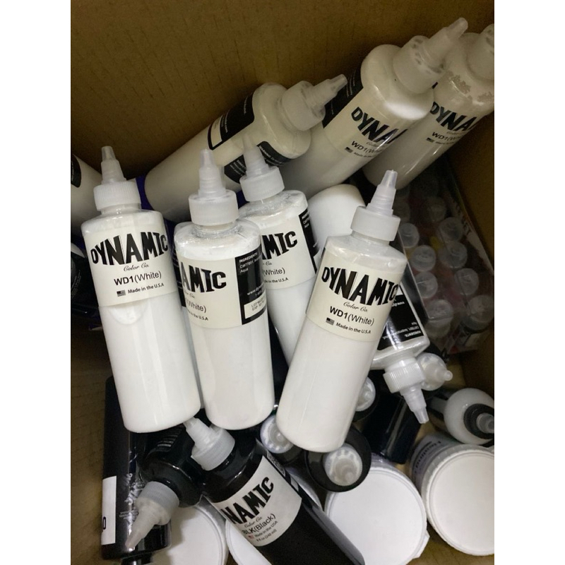DYNAMIC WHITE/ORIGINAL/ tinta tattoo/tattoo ink/tinta tato/tato ink