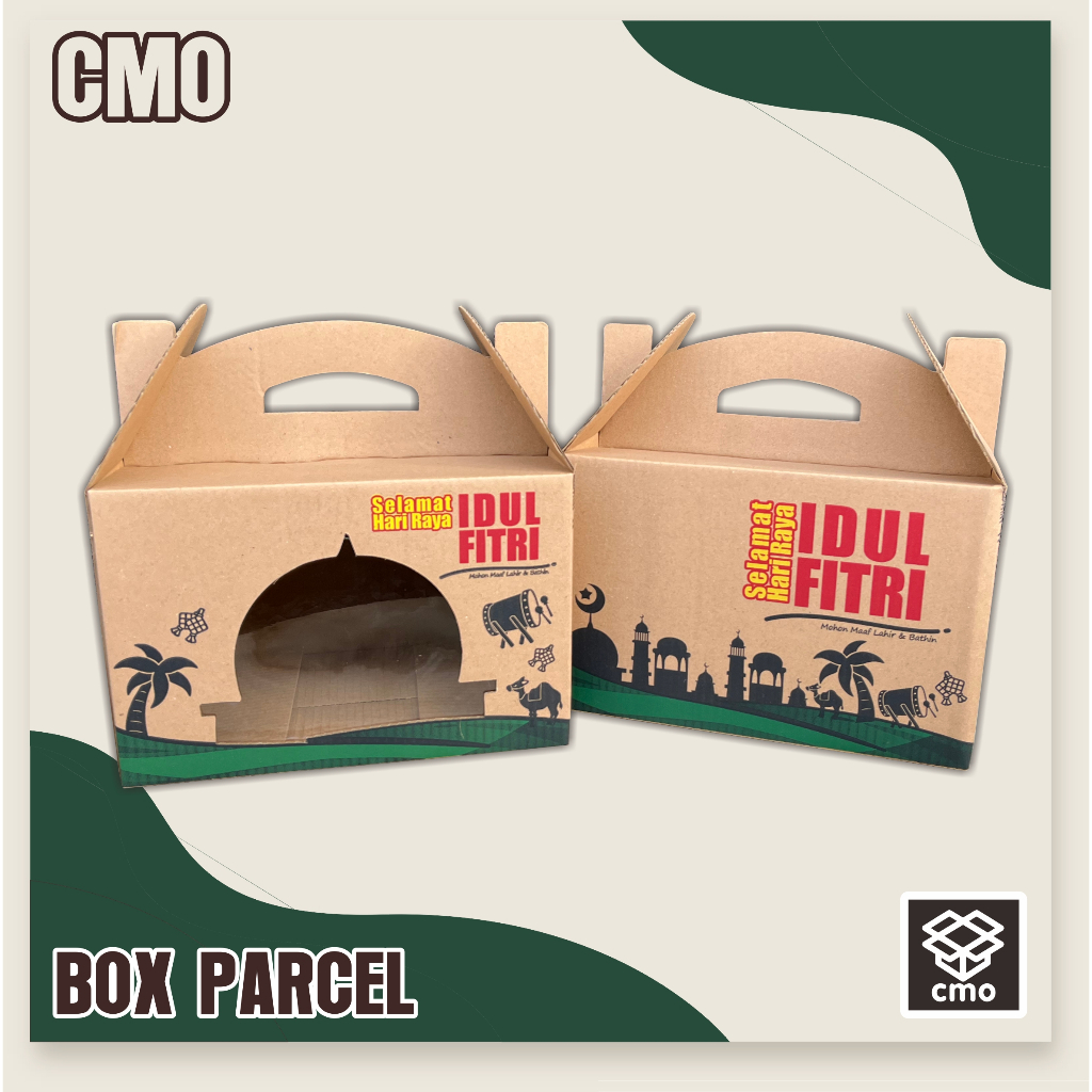 Kardus PARCEL 30x20x20 cm (Model Jinjing)  Kardus | Parcel | Lebaran | idul Fitri | sembako | hamper