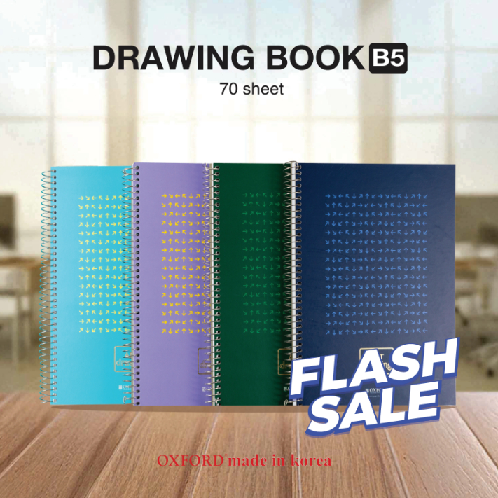 

Oxford Drawing Book B5 Spiral Made In Korea - Buku Gambar/Art Book/Buku Sketsa Korea