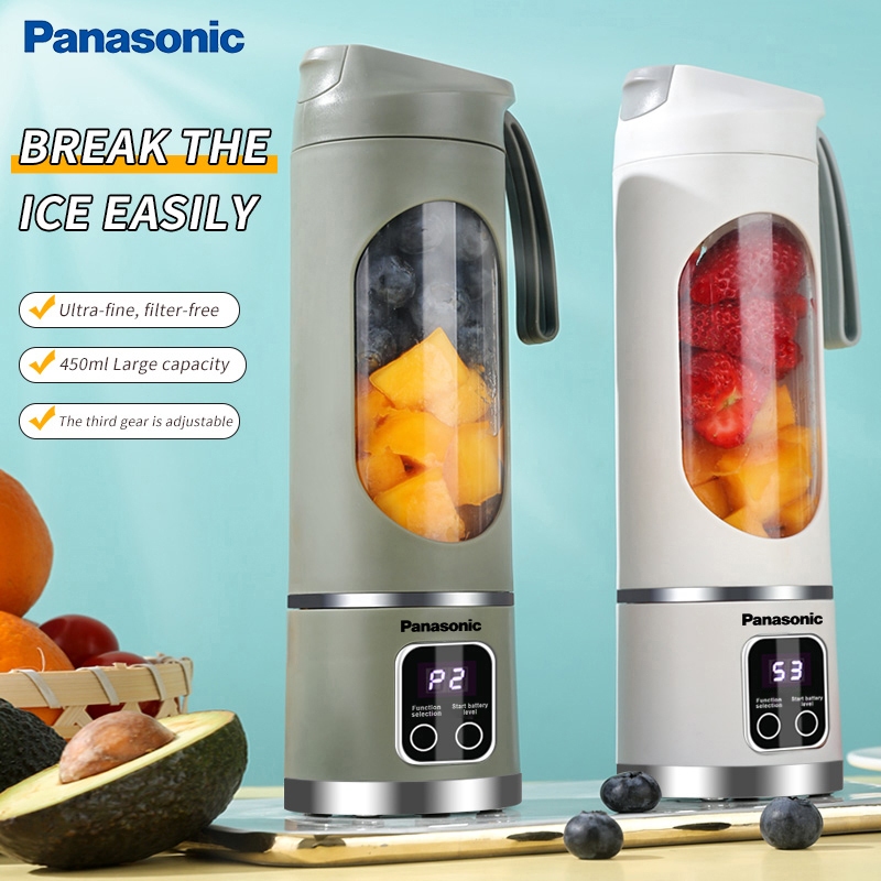 Panasonic Juicer Portable Mixer Mini Juicers Blender Chargeable Electric Smoothie Maker 450mL Quick 