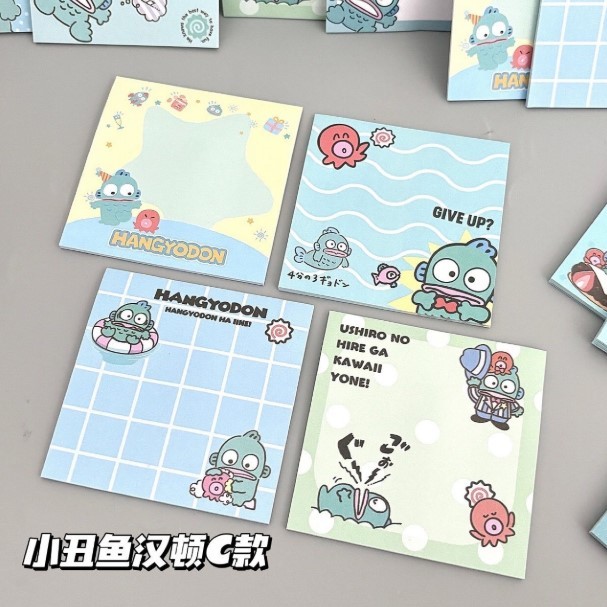 

HFM - Sticky notes hangyodon lucu naugthy dog Memo note cute cartoon loopy